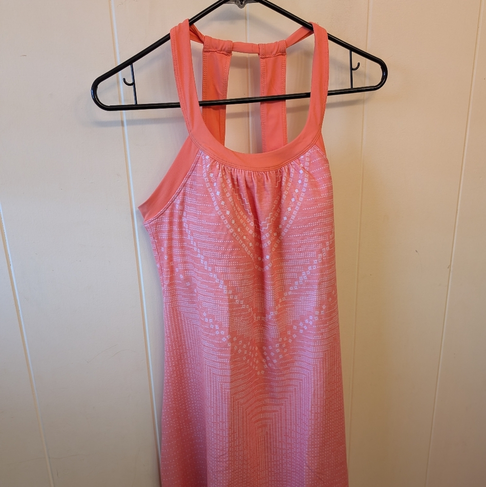 PrAna Coral Sleeveless Dress
